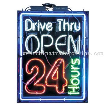 Open Neon Sign